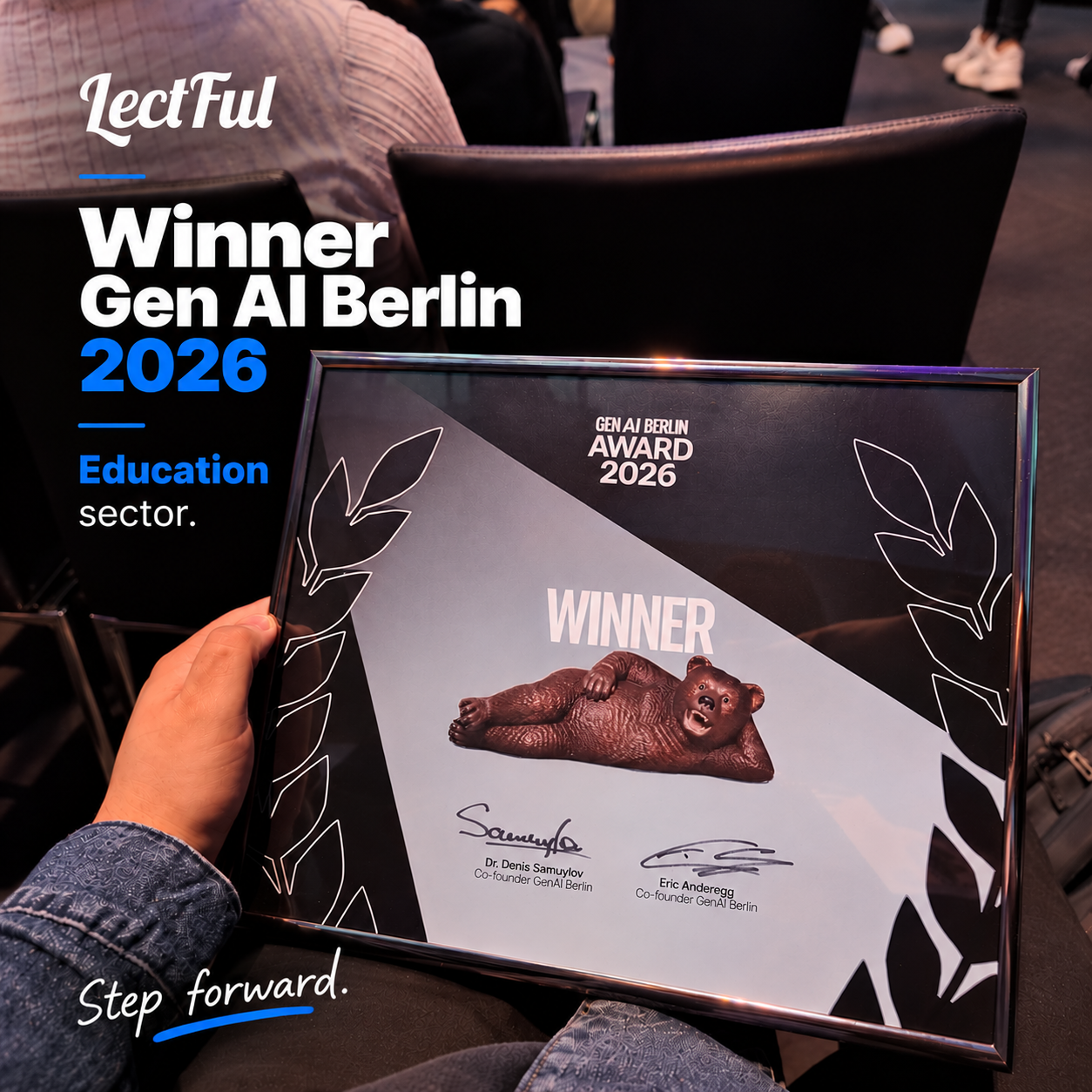La reconnaissance de Lectful à GenAI Berlin 2026 témoigne de notre engagement à faire progresser l’éducation grâce à l’intelligence artificielle et à transformer la manière dont les organisations développent les compétences, partagent leur expertise et proposent des expériences d’apprentissage à forte valeur ajoutée.  Cette étape renforce notre ambition de faire le lien entre l’intelligence artificielle et des solutions d’apprentissage concrètes, créatrices de valeur durable pour les apprenants et les organisations.